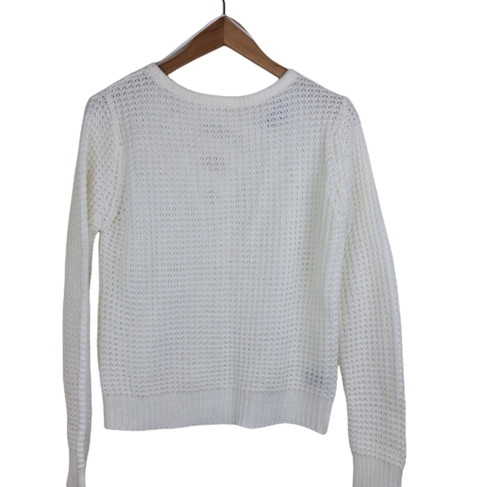 AMBIENCE‎ APPAREL Crisscross back, crewneck sweater
